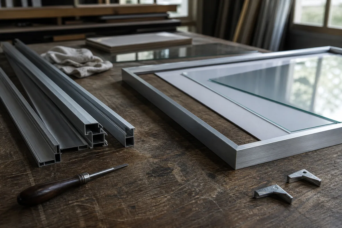 Le cadre aluminium sur mesure, du profilé à la pose